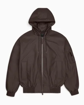 Rains Lohja Insulated Bomber Jacket, Bark