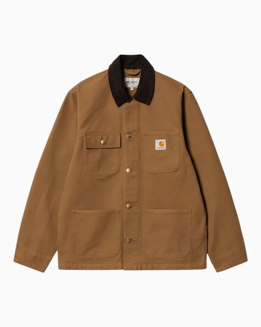 Carhartt WIP Michigan Summer Erkek Ceket, Hamilton Brown / Tobacco - Rinsed