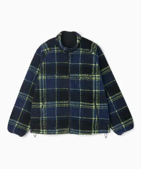 Gramicci Reversible Sherpa Plaid Çift Taraflı Erkek Ceket